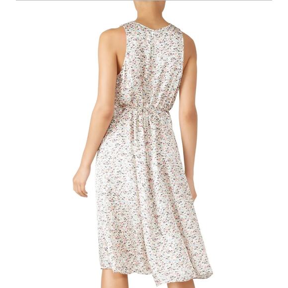 Jason Wu Cream Floral Silk Dress SIZE 10 Romantic Flowy Feminine Designer $800 - Picture 2 of 12